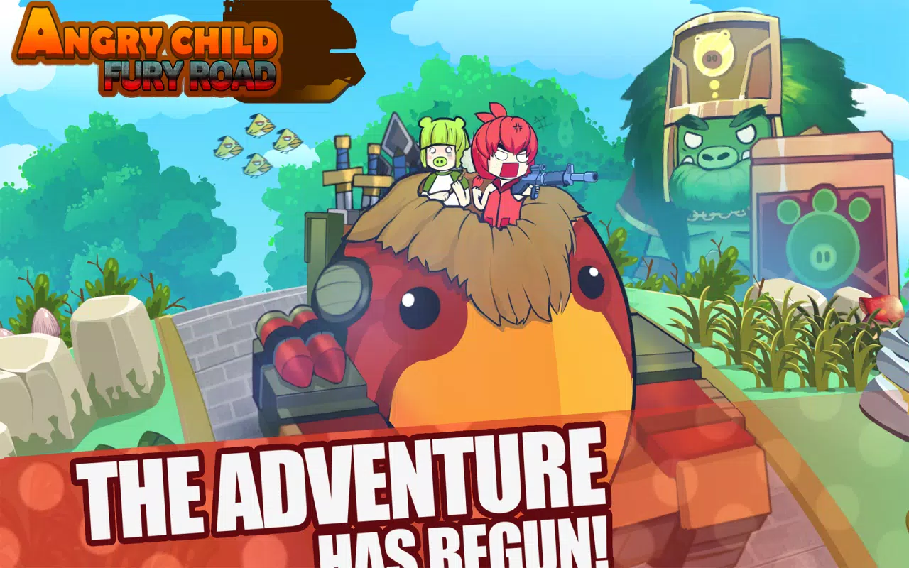 Super Hero Angry Birds Fury Road Shooting Games應用截圖第1張