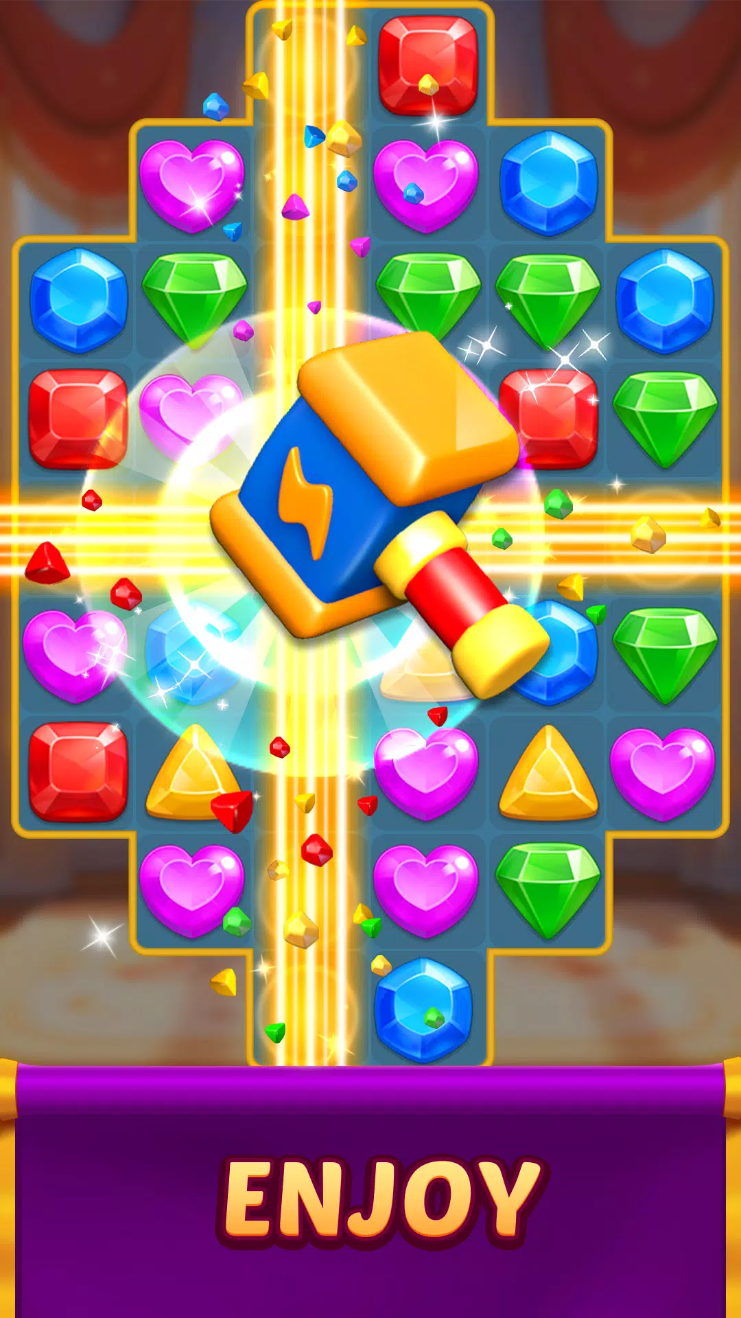 Jewel Match Dragon - No Wifi Captura de pantalla 2