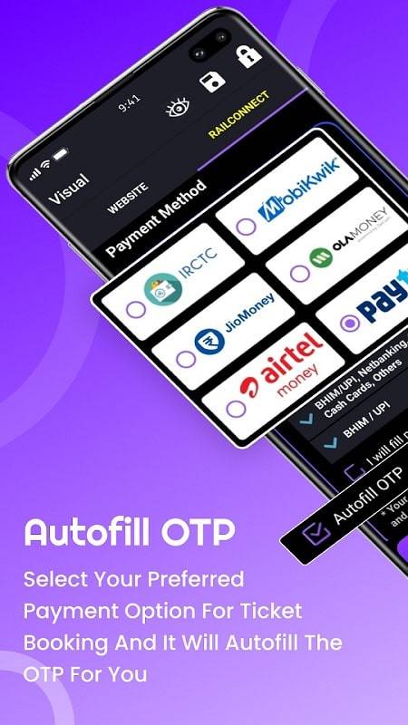Confirm Train Ticket Booking Captura de pantalla 4