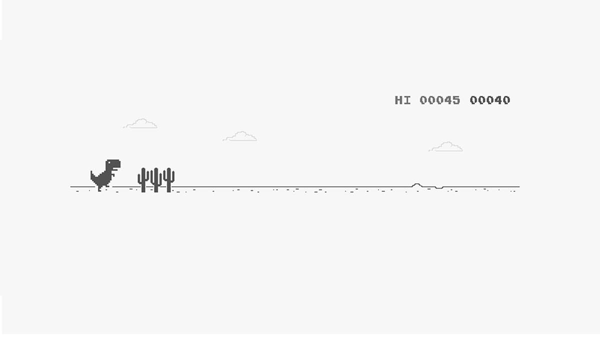 T-Rex Dashは、最高のGoogleゲームの1つです。