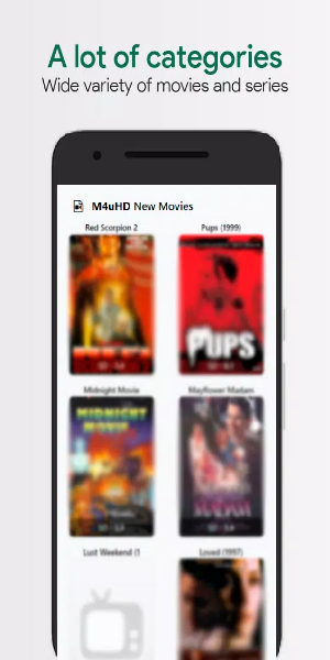 M4uHD Interface Screenshot