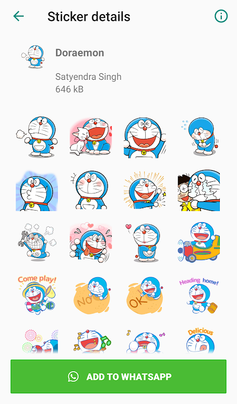 Cartoon Stickers for Whatsapp 스크린샷 3