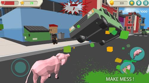 Crazy Pig Simulator スクリーンショット 1