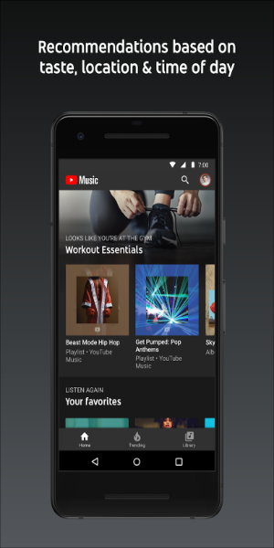 YouTube Music應用截圖第2張