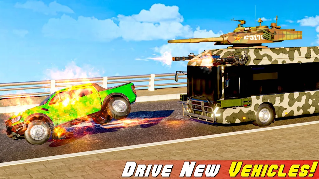 Army Bus Game Army Driving スクリーンショット 1