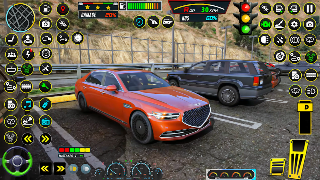 City Car Driving Game 3D 2024 स्क्रीनशॉट 3