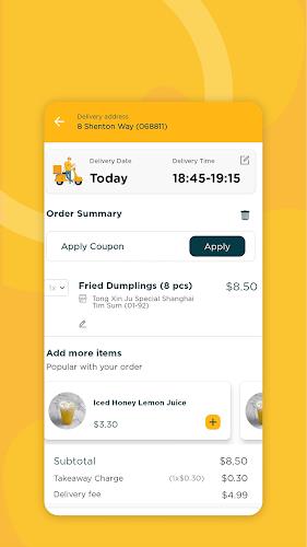 WhyQ Shiok Hawker Delivery Captura de pantalla 4