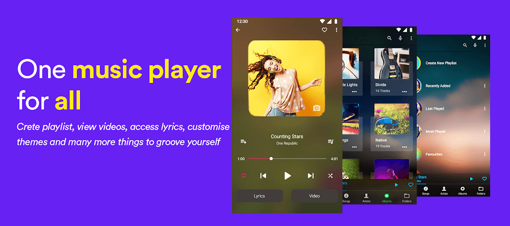 Musikplayer - Audify Player 스크린샷 2