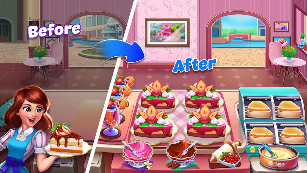 Food Voyage: Fun Cooking Games Mod应用截图第4张