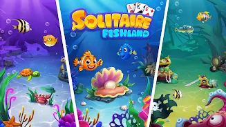 Solitaire - Fishland Скриншот 3