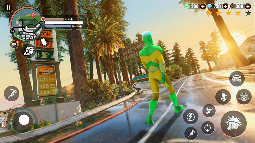 Super Rope Hero: Crime City Screenshot 4