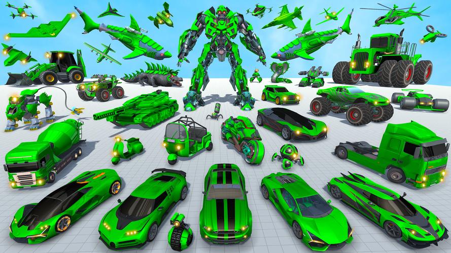 Shark Robot Car Game 3d スクリーンショット 2
