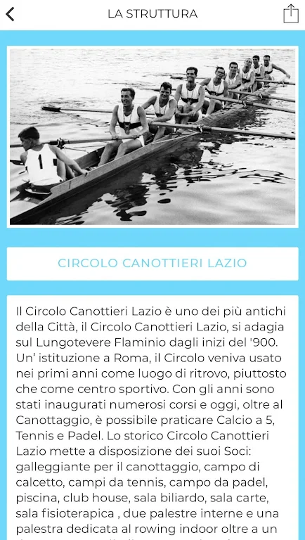 Circolo Canottieri Lazio Captura de pantalla 2
