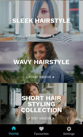 Short Hairstyles for Your Face Capture d’écran 3