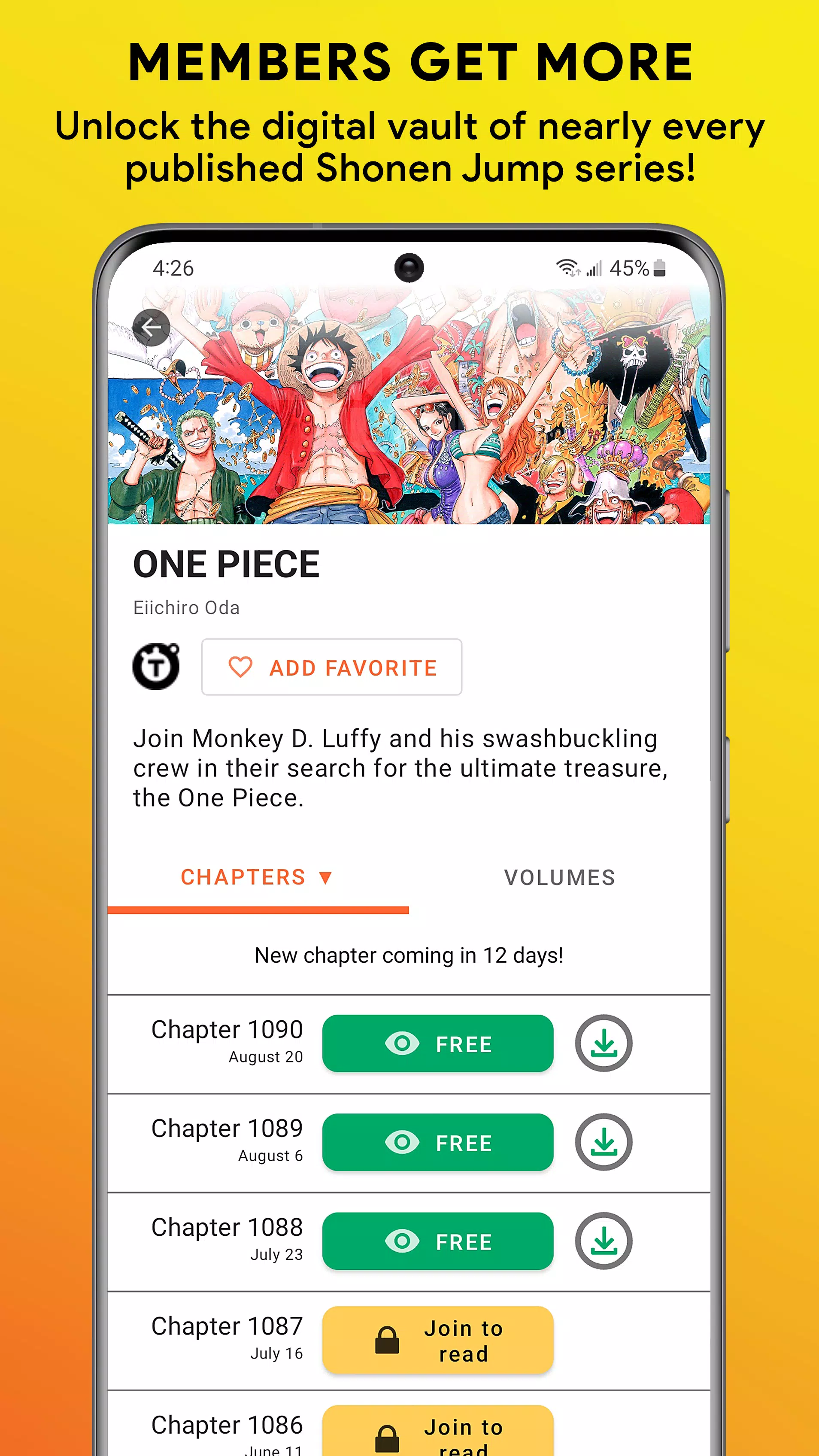 Shonen Jump Manga & Comics應用截圖第3張