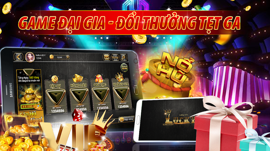 Slot - Vuong quoc lucky, Game Danh Bai Doi Thuong應用截圖第3張