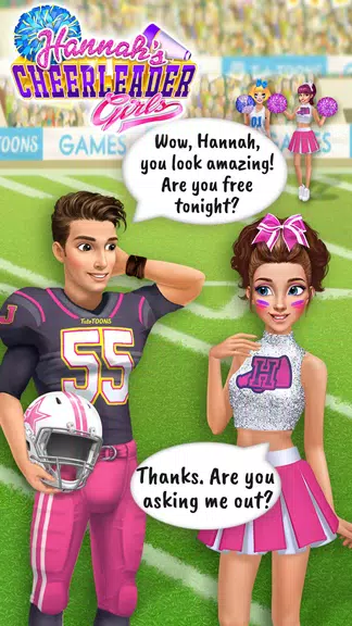 Hannah’s Cheerleader Girls Captura de tela 1