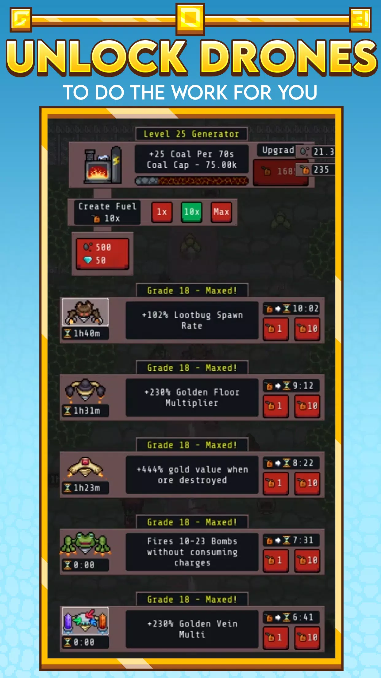 Idle Obelisk Miner スクリーンショット 4