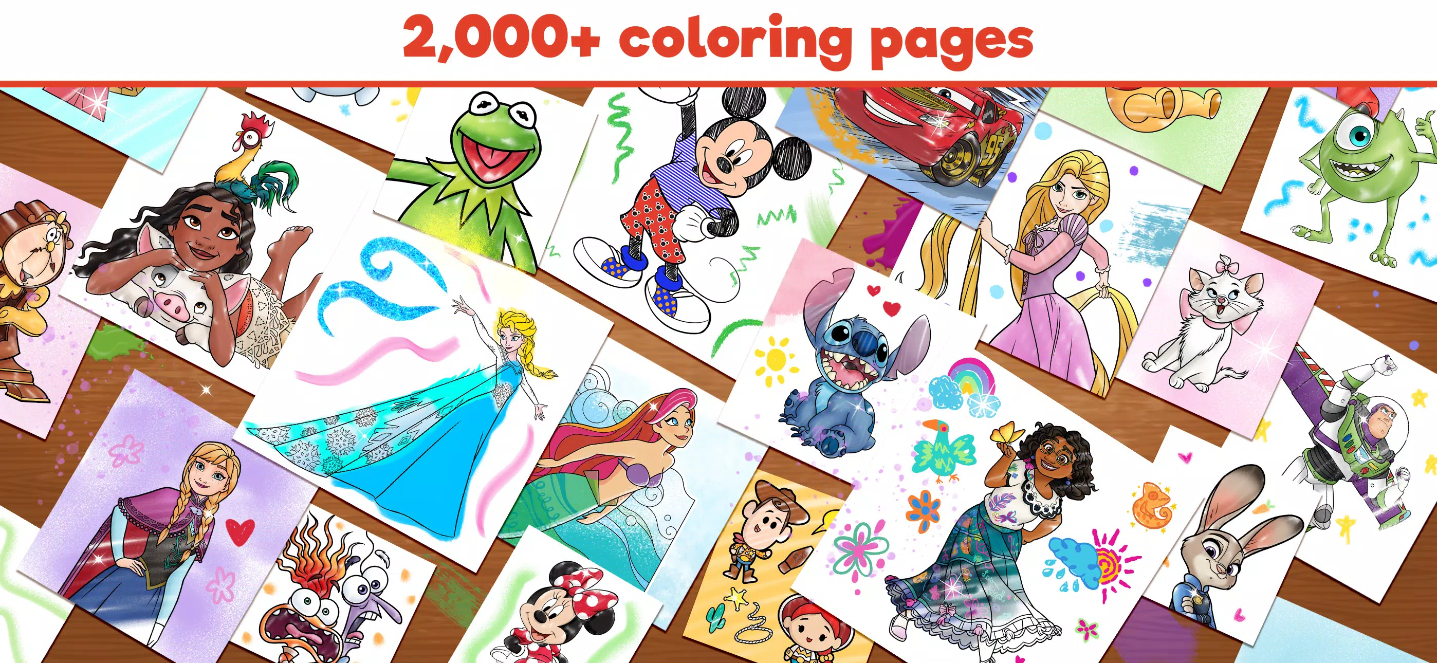 Disney: мир раскрасок Скриншот 2