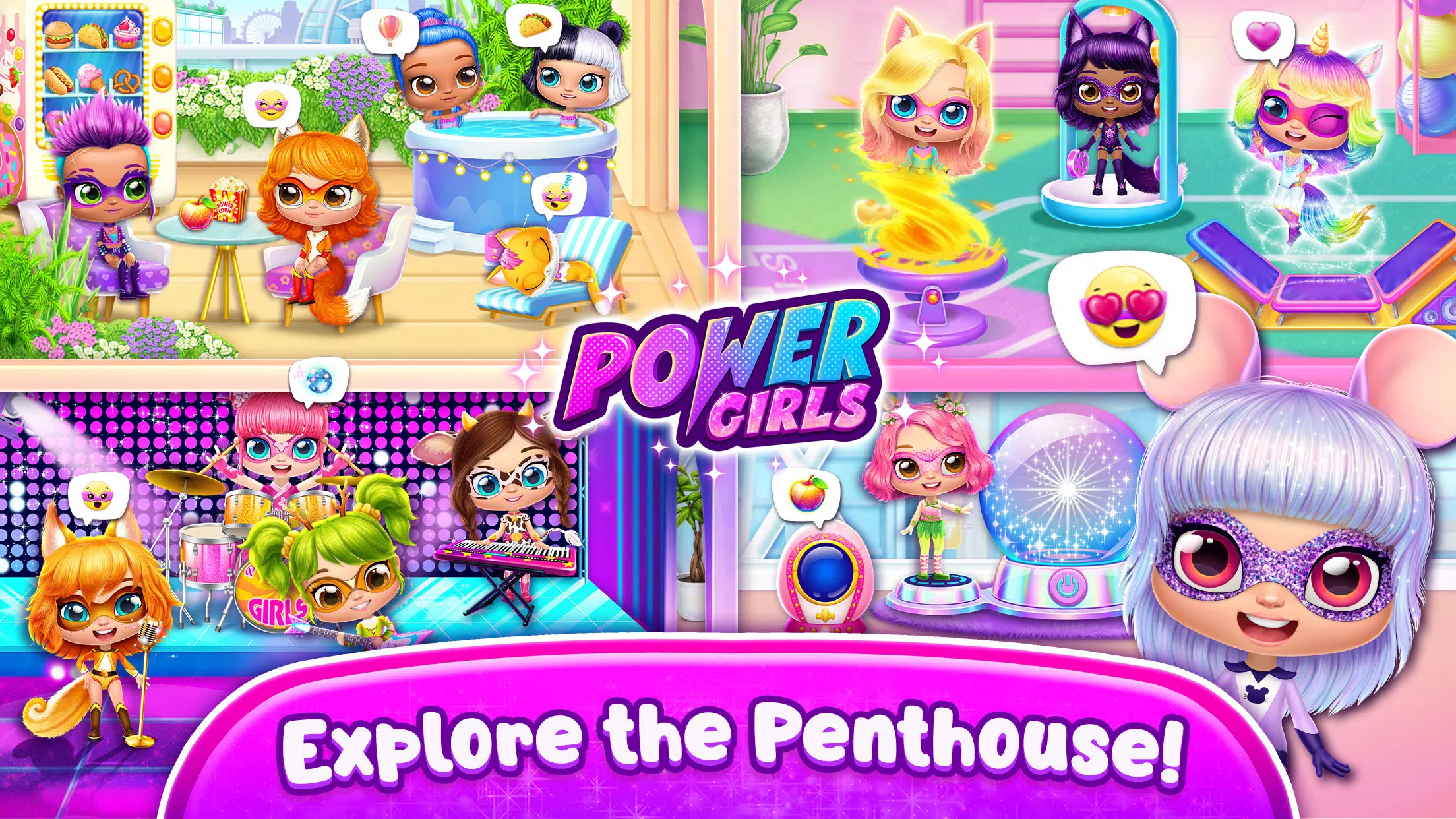 Power Girls - Fantastic Heroes Captura de tela 3