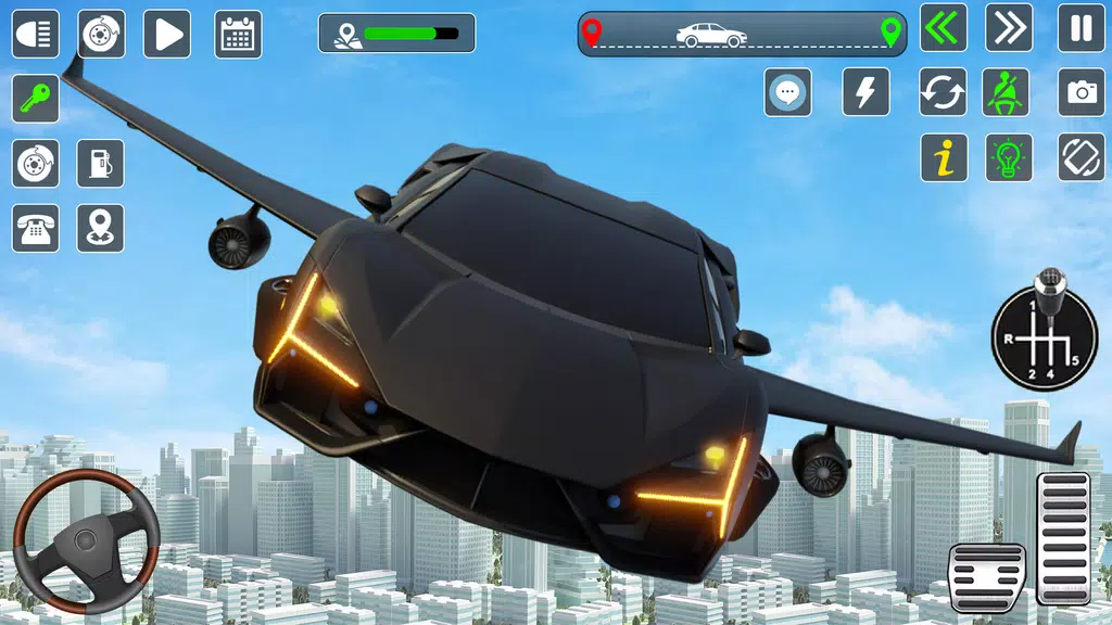 Flying Car Games Car Flight 3D應用截圖第2張