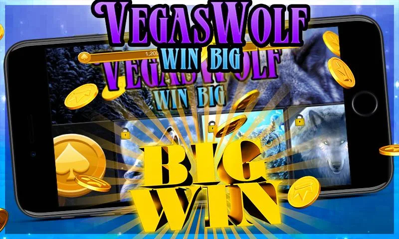 Vegas Wolf - Win Big Lucky Winter Slots Capture d’écran 2