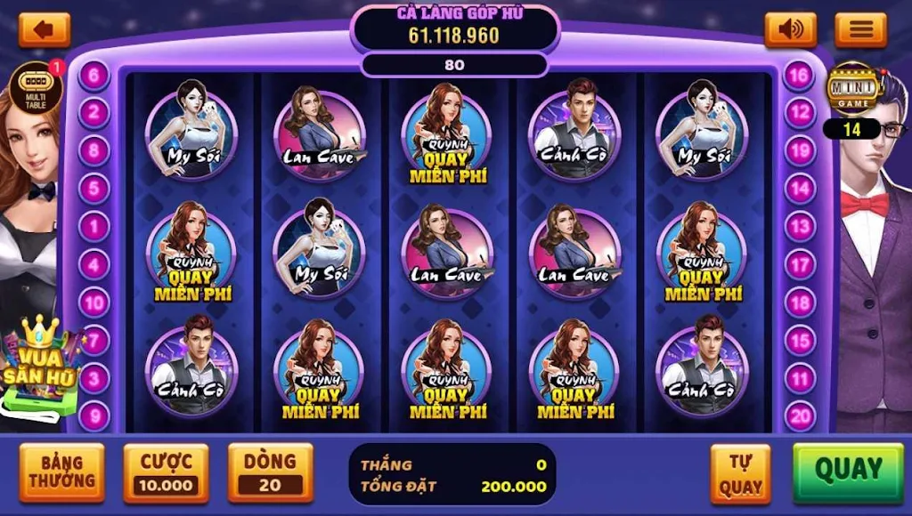 VinVip - No Hu, Xeng, Slots phat loc應用截圖第3張