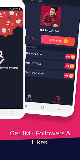 TikFollowers - Get Free Tiktok Followers and Likes स्क्रीनशॉट 2