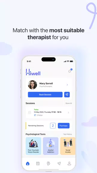 Hiwell Therapy & Mental Health Captura de tela 2