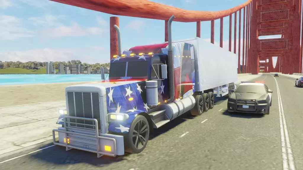 Usa Truck Simulator Car Games应用截图第1张