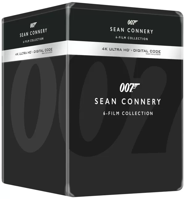 Preorder 4K Collection: 6 Sean Connery James Bond Films