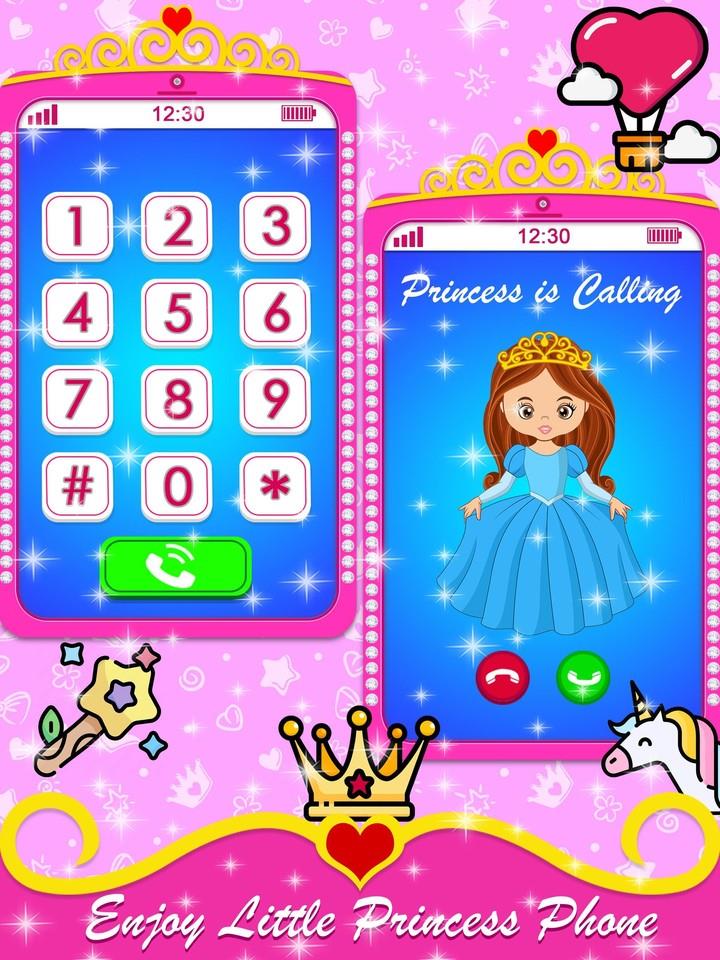 Princess Baby Phone Games स्क्रीनशॉट 1
