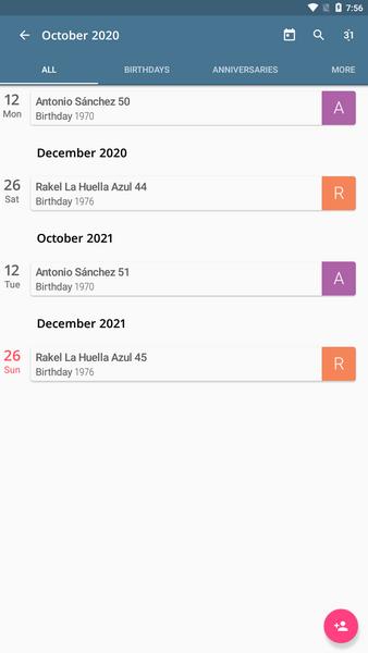 aCalendar - your calendar Screenshot 2