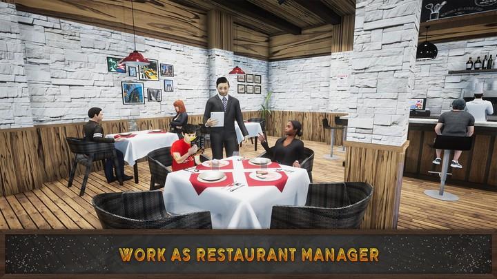 Cafe Restaurant Sim Food Games Capture d'écran 2