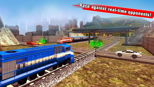 Train Racing Games 3D 2 Player スクリーンショット 2