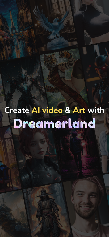 Dreamerland AI Art Generator スクリーンショット 3