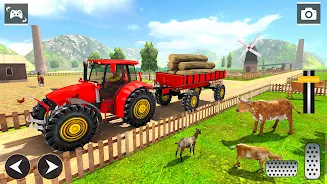 Tractor Simulator Farming Game स्क्रीनशॉट 1