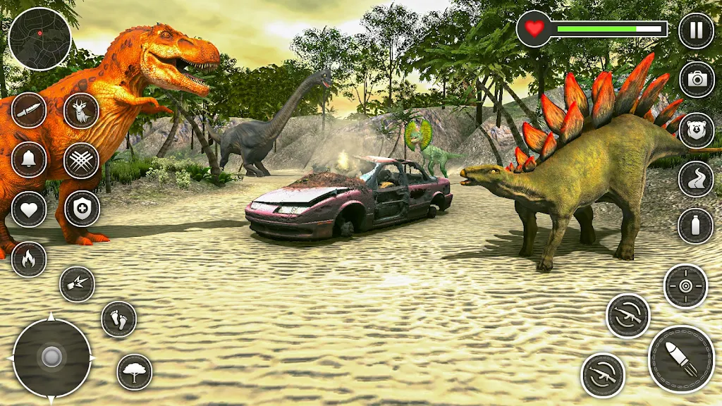 Dinosaur Hunter 3D Game スクリーンショット 1