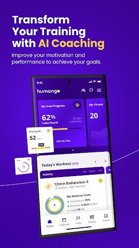 Humango: AI training planner Скриншот 1