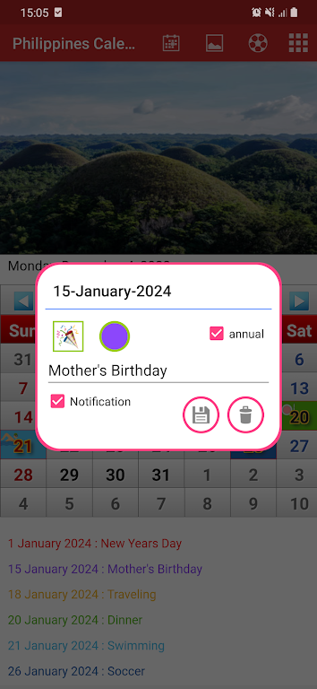 Philippines Calendar 2024 スクリーンショット 2