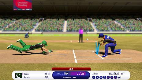 RVG Real World Cricket Game 3D Captura de pantalla 1