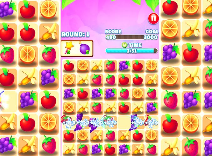 Juicy Fruit - Match 3 Fruit स्क्रीनशॉट 3