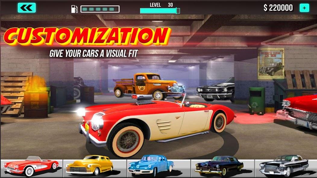 Classic Car Games Race America Mod स्क्रीनशॉट 4