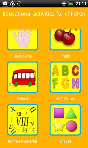 Educational activities for kid Capture d'écran 3