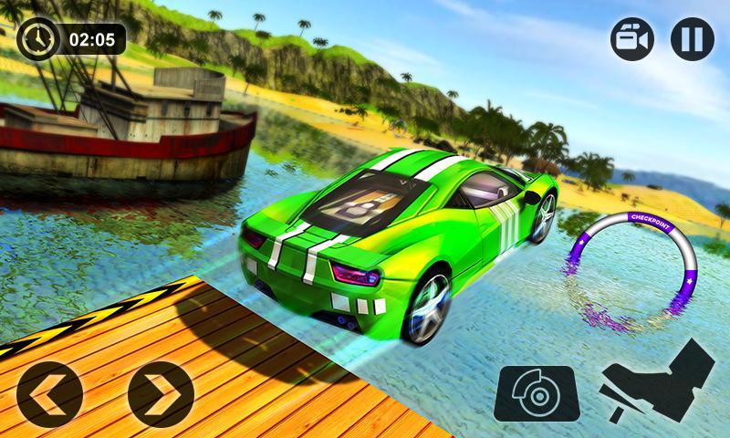 Floating Water Surfer Car Driv Screenshot 2