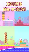 Stacky Cat kawaii runner Game Скриншот 1