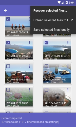 DiskDigger Pro file recovery应用截图第1张