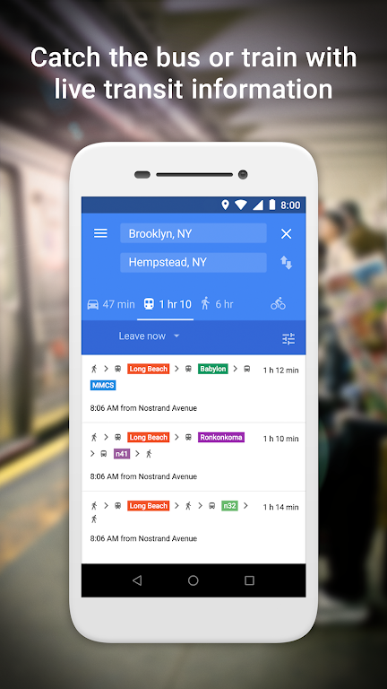 Google Maps Go - 路線、路況及大眾運輸應用截圖第3張