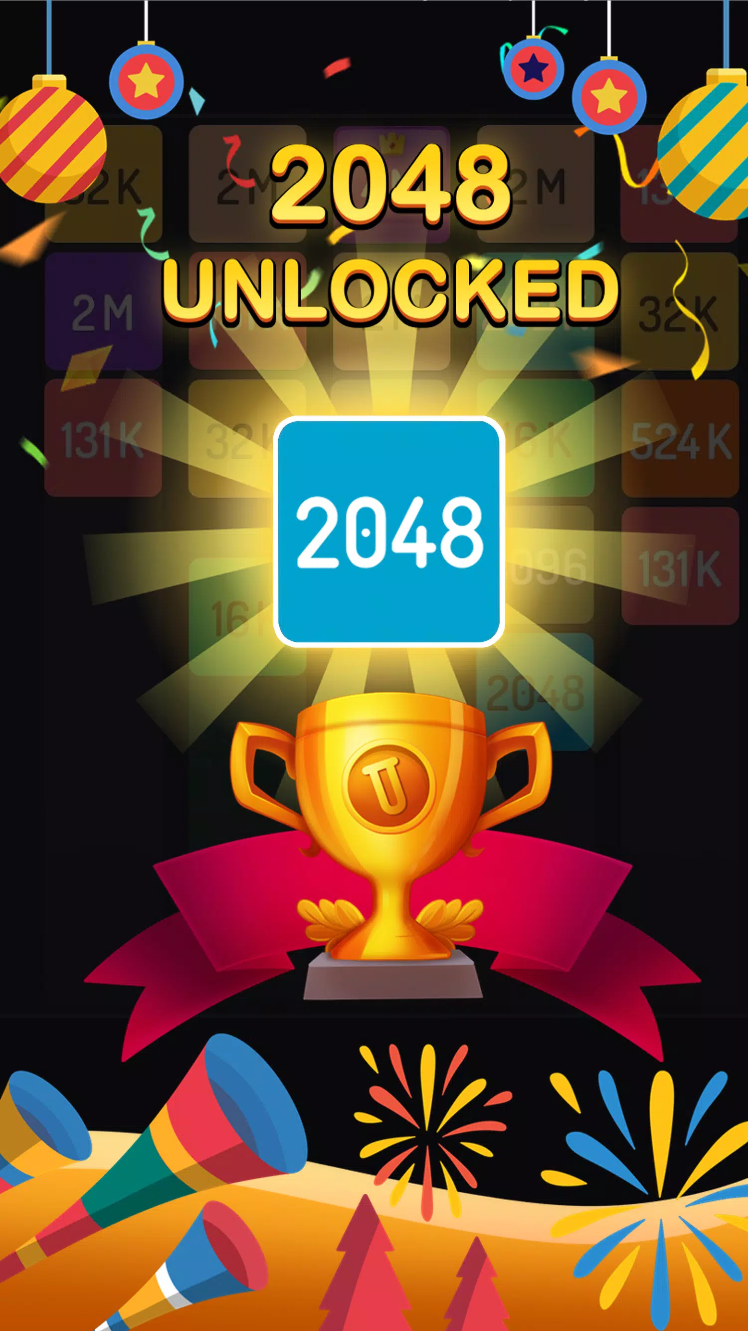 2048 Merge Games - M2 Blocks应用截图第2张