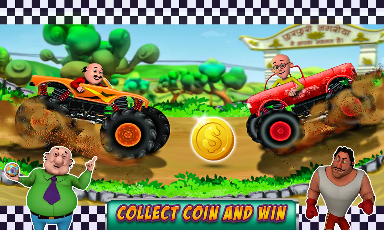 Motu Patlu Car Game 2應用截圖第3張